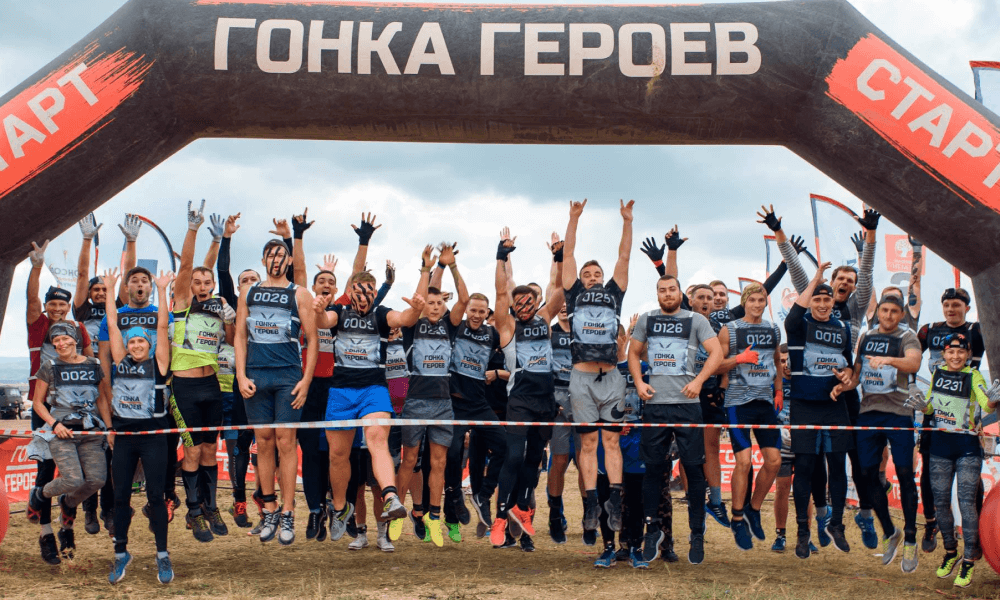 Доставка на экстремальное соревнование Гонка героев Экстремальное спортивное соревнование Гонка героев